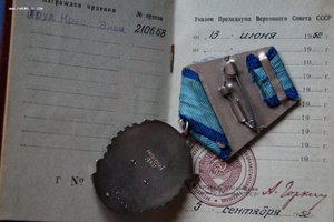 Комплкт геолога ТКЗ Трудовая доблесть на документах.