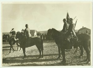 РОА Казаки клянутся на флаг.1942 г.