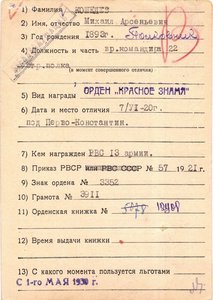 Комплект БКЗ перевыдача с «Р», Ленин штихель, 20 лет РККА