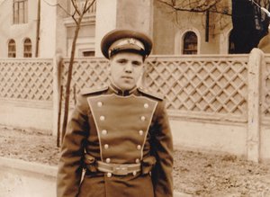 Рядовой в парадной форме. Подсумки. Шифровка "1".