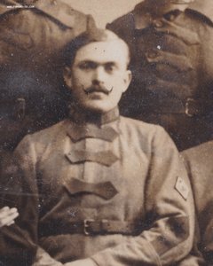 Группа красноармейцев и командиров.Нашивка.г.Бобруйск.