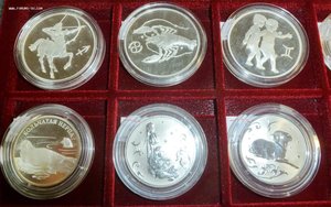 Более 100 монет СЕРЕБРО ,унцовки и т.д.