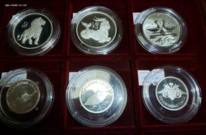 Более 100 монет СЕРЕБРО ,унцовки и т.д.