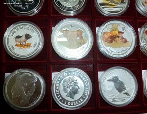 Более 100 монет СЕРЕБРО ,унцовки и т.д.