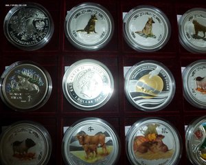 Более 100 монет СЕРЕБРО ,унцовки и т.д.