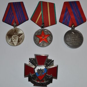 Комплект на подполковника милиции с документами.