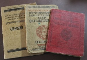 3 профсоюза 1925-28 гг на одного