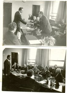 ОЛ, Октябрьской Революции на доках,на ГСС+фот с Брежневым.