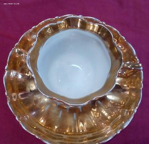 Чайная Пара Кузнецов.Золотом