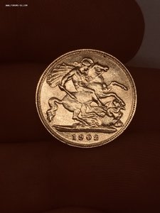 1/2 соверена 1902 год