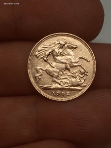 1/2 соверена 1902 год