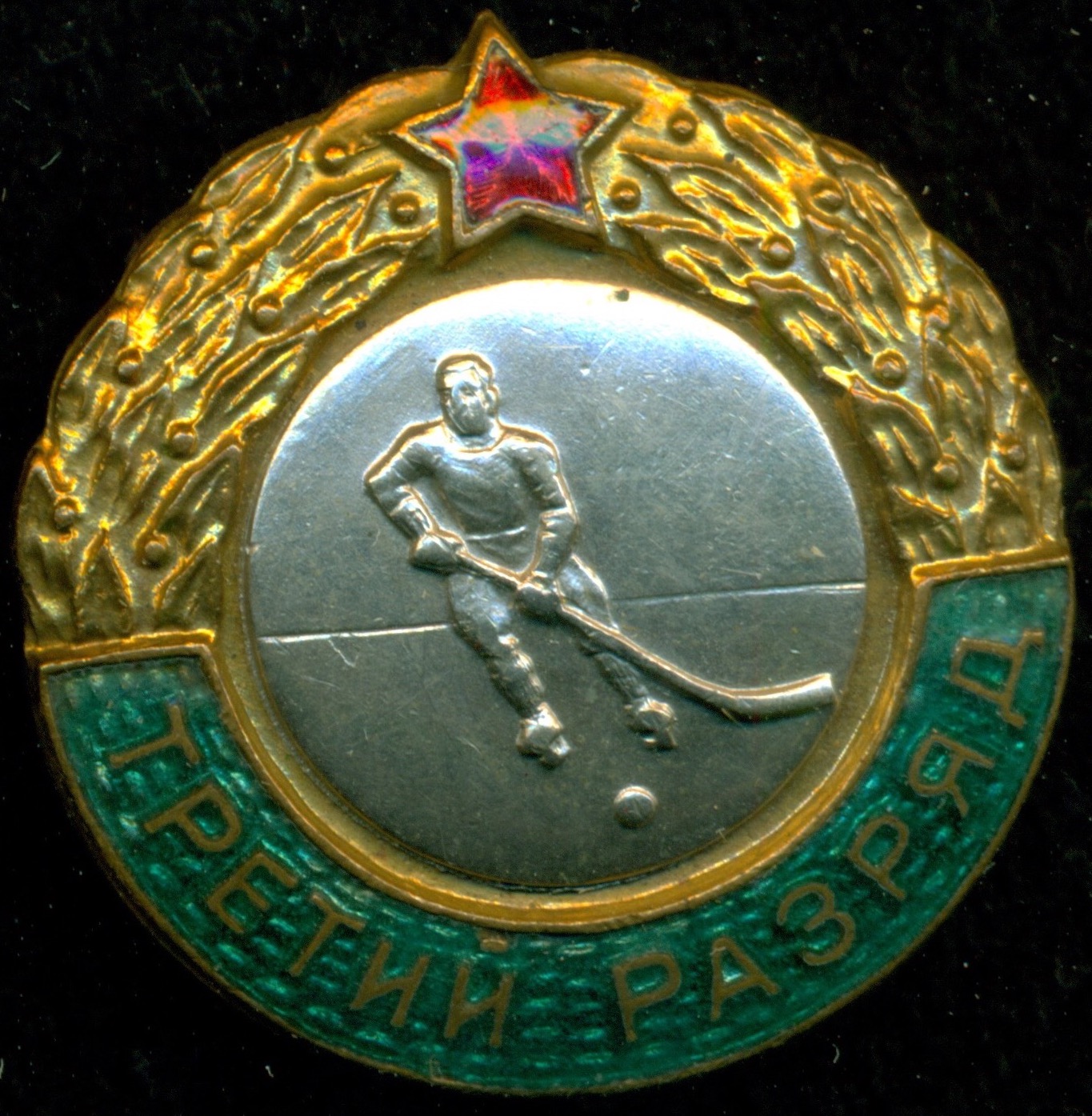 Знак первый разряд хоккей
