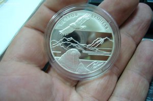 3 рубля серебро - 5 шт