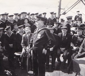 Быв.член судового комитета броненосца "Потёмкин".1957 г.