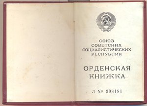 Знак Почёта Веточки  №1569845 с Док