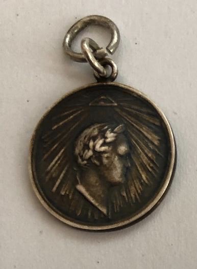 Медаль за Взятие Парижа,Миниатюра, 16мм, серебро