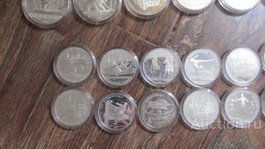 Комплект 28 монет 10 и 5 рублей Олимпиада-80 PROOF