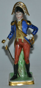 Фигурка солдата Наполеоновской армии,Capodimonte