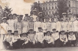 Юные железнодорожники. Интересная форма. Погоны. г.Киев.