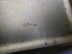 Портсигар 875пр. КАЗАНЬ. Вес 123,7гр. по ФИКСу