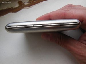 Портсигар 875пр. КАЗАНЬ. Вес 123,7гр. по ФИКСу