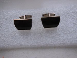 Запонки крупные 875пр. Вес 13,7гр по ФИКСу