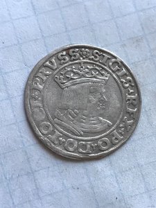 Грош 1541г. в блеске