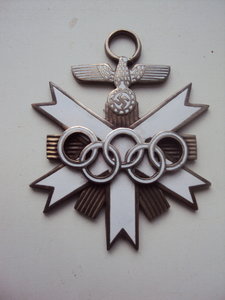 Олимпийский орден 1936 г 3 рейх. копия.