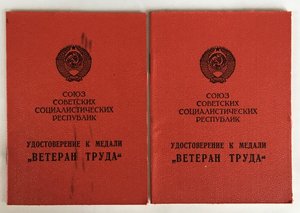 Небольшой трудовой комплект на мужа и жену. ФИКС.