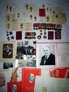 Комплект 4 ордена 17 медалей 4 занка на одного с документами