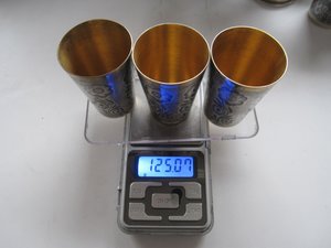 3 стопки СЧ 1969 год 875 проба