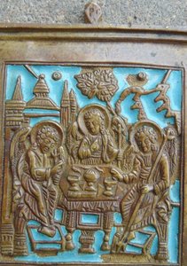Икона Троица Ветхозаветная.  Хрусталёв