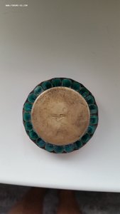 Солонка, серебро, эмали