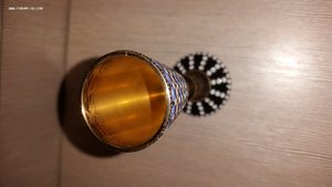 Рюмка сепеьряная с эмалями
