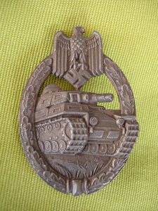 Знак "За танковую атаку в бронзе". Friedrich Linden.