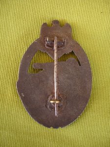 Знак "За танковую атаку в бронзе". Friedrich Linden.