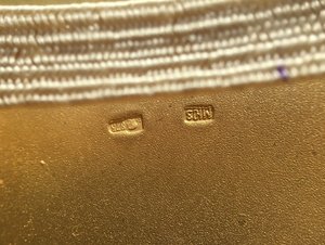 Портсигар Университет. ЛЮКС. Квитанция, бирка. Серебро 875.