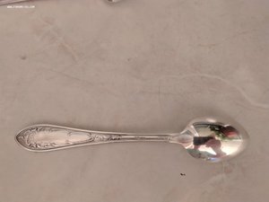 Чайная ложка, серебро, 875 проба СССР, до 1957 г