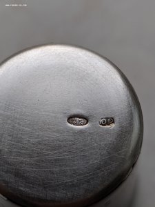 Стопка с позолотой, эмаль, серебро, 875 СССР