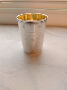 Стопка, серебро, 875 проба, 1967 год