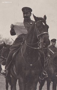 С.М.Будённый зачитывает приказ. Маневры БелВО. 1929 год.