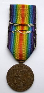 Медаль Победы в Первой Мировой войне. Чехословакия.
