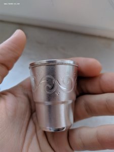 Набор из 6 стопок с позолотой, серебро, 916 проба