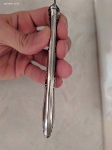 Столовый большой серебряный нож, 875 проба