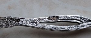 Кофейная ложка, серебро 875 проба, вес 9.36 грамм