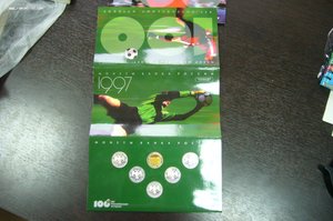 Буклет 100 лет футбола 1997 г - набор