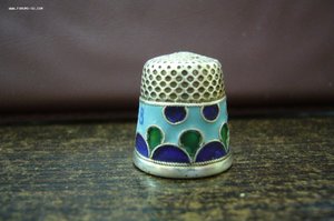 Наперсток серебро 916 эмаль Киев