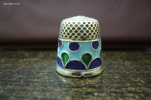 Наперсток серебро 916 эмаль Киев