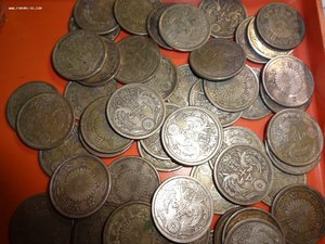 50 сен Япония, серебро 150 шт.