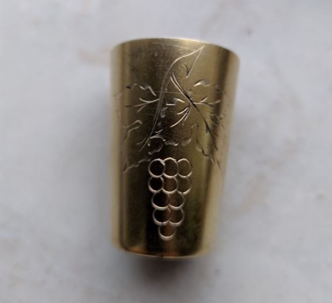 Серебряная стопка, 875 проба